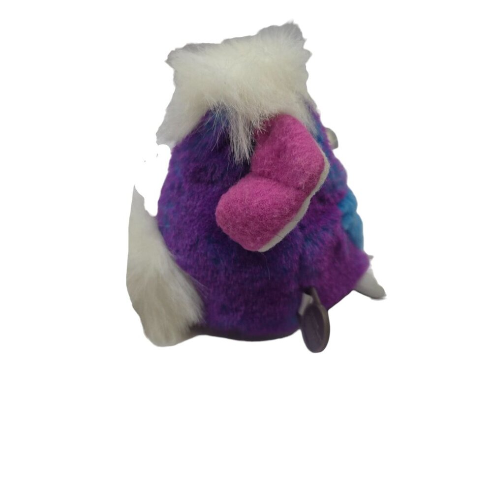 1999 Furby Babies Interactive Toy Pink Purple White Fur Tiger Electronics w/ Tag - Picture 5 of 11
